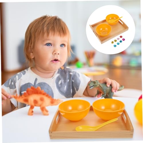 WEKAMOS Montessori Scooping Bell für Kleinkinder Farbenfrohes Pädagogisches Küchenspielzeug Feinmotorik und Hand Augen koordination Kindersicher mit Holztablett für Zufällige Farbe WEKAMOS Montessori Scooping Bell für Kleinkinder Farbenfrohes Pädagogisches Küchenspielzeug Feinmotorik und Hand Augen koordination Kindersicher mit Holztablett für Zufällige Farbe von WEKAMOS