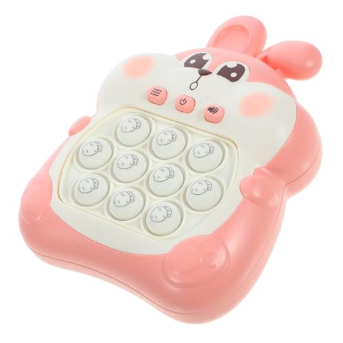 WEKAMOS Multifunktionales Fidget Push mit Blinkenden Tasten Pädagogisches Stressabbau Spiel für Jungen Mädchen Sichere Glatte Oberfläche Niedliches Kaninchen Design zum von WEKAMOS