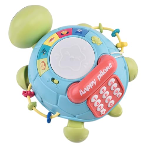 WEKAMOS Musik Lernspielzeug Krabbelspielzeug Schildkröte mit Telefon Nachahmung Zahlen Lernen Frühförderung Pädagogisches für Junge Mädchen und Kleinkinder WEKAMOS Musik Lernspielzeug Krabbelspielzeug Schildkröte mit Telefon Nachahmung Zahlen Lernen Frühförderung Pädagogisches für Junge Mädchen und Kleinkinder von WEKAMOS