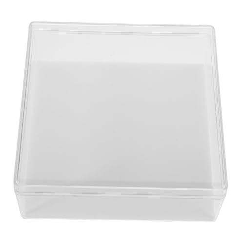WEKAMOS Musterbox Klarsichtbox probenbehälter Probenaufbewahrungshalter Probenhalter Figur Vitrine Musterkoffer Aufbewahrungsboxen für Proben Probenwerkzeug Probenanzeige Acryl Transparent von WEKAMOS