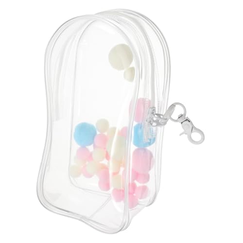WEKAMOS PVC Durchsichtige Staubdichte Aufbewahrungstasche mit Schlüsselanhänger Transparente Tragbare Display Tasche für Anime Puppen Wand Betthängend für Sammler und Fans WEKAMOS PVC Durchsichtige Staubdichte Aufbewahrungstasche mit Schlüsselanhänger Transparente Tragbare Display Tasche für Anime Puppen Wand Betthängend für Sammler und Fans von WEKAMOS