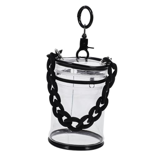 WEKAMOS PVC Transparente Puppen Tragetasche Robustes Material Kompakt mit Kette Tragbar für Puppen Aufbewahrung und Kleidung Schutz gegen Staub für Unterwegs und WEKAMOS PVC Transparente Puppen Tragetasche Robustes Material Kompakt mit Kette Tragbar für Puppen Aufbewahrung und Kleidung Schutz gegen Staub für Unterwegs und von WEKAMOS