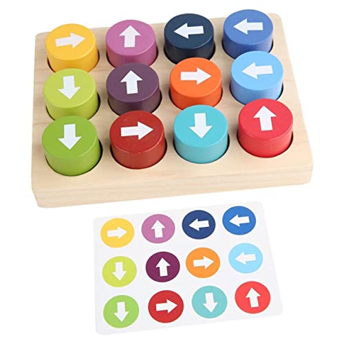 WEKAMOS Pädagogisches Holzspielzeug für Lustiges Matching Spiel Kognitiven Fähigkeiten Farberkennung und Hand Augen Koordination WEKAMOS Pädagogisches Holzspielzeug für Lustiges Matching Spiel Kognitiven Fähigkeiten Farberkennung und Hand Augen Koordination von WEKAMOS
