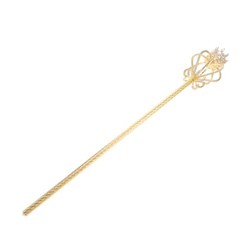 WEKAMOS Party Rhinestone Kronenstab Goldfarben Glitzerndes Geburtstags und Halloween Kostüm Accessoire für Mädchen Vielseitiger Zauberstab für Cosplay Bühnenauftritte und Festdekoration WEKAMOS Party Rhinestone Kronenstab Goldfarben Glitzerndes Geburtstags und Halloween Kostüm Accessoire für Mädchen Vielseitiger Zauberstab für Cosplay Bühnenauftritte und Festdekoration von WEKAMOS