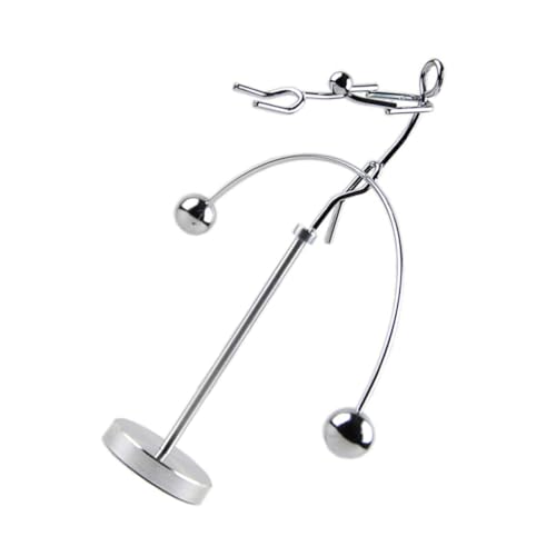 WEKAMOS Physikalisches Balance Skulptur mit Stabilem Sockel Dynamisches Gleichgewicht Dekoratives Büro Ornament Wissenschaftliches Lernspielzeug für Schreibtisch von WEKAMOS