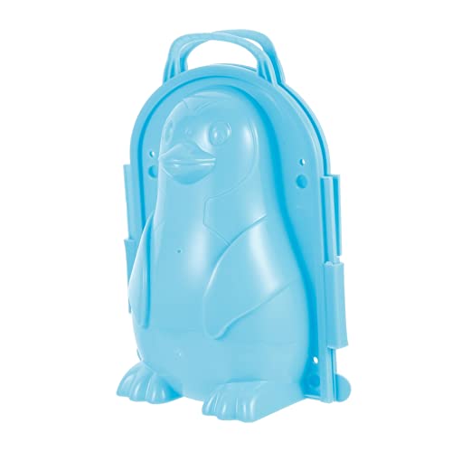 WEKAMOS Pinguin Maker Clip Lustiges Outdoor Winterspielzeug für Schneemann BAU Blaues Design Langlebig und Kinderfreundlich von WEKAMOS
