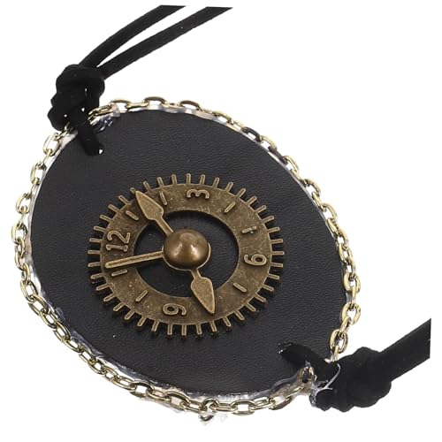 WEKAMOS Piraten Einäugige Augenklappe Retro Stil mit Design Leichtes Cosplay Accessoire für Karneval Halloween Maskenball Atmungsaktiv und Komfortabel für Erwachsene Zufällige Farbe von WEKAMOS