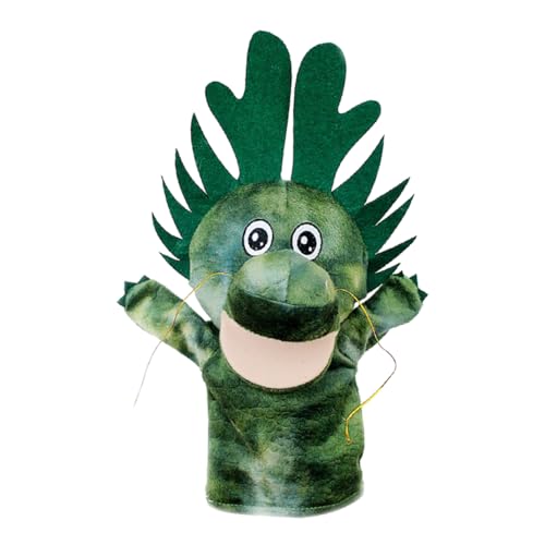 WEKAMOS Plüsch Handpuppe Cartoon Drache mit Beweglichem Weiches Kuscheltier für Geeignet für Puppentheater Rollenspiele und Pädagogisches WEKAMOS Plüsch Handpuppe Cartoon Drache mit Beweglichem Weiches Kuscheltier für Geeignet für Puppentheater Rollenspiele und Pädagogisches von WEKAMOS