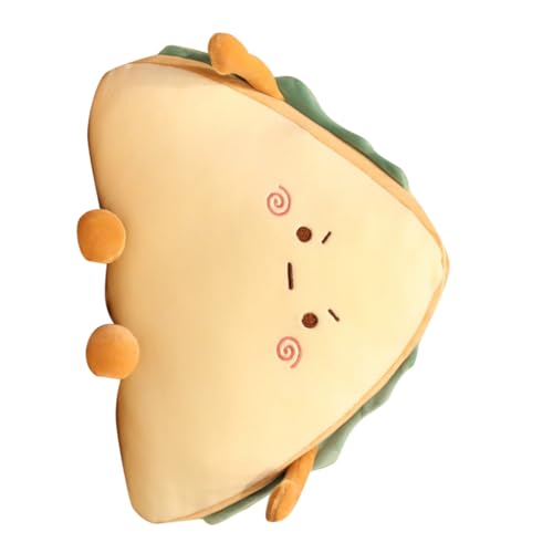 WEKAMOS Plüsch Kuschelkissen Sandwich Muster Cartoon Kissen Weiches Kinderzimmer Dekoration Flauschiges Stofftier Zufällige Gesichtsausdrücke WEKAMOS Plüsch Kuschelkissen Sandwich Muster Cartoon Kissen Weiches Kinderzimmer Dekoration Flauschiges Stofftier Zufällige Gesichtsausdrücke von WEKAMOS