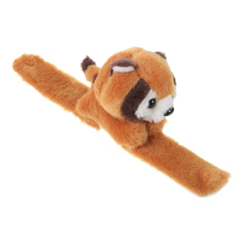 WEKAMOS Plüsch Schnapparmband Kuscheltier Waschbär Design Langlebiges Leichtes Armband Komfortabel Strapazierfähig als Party für Mädchen und Jungen von WEKAMOS