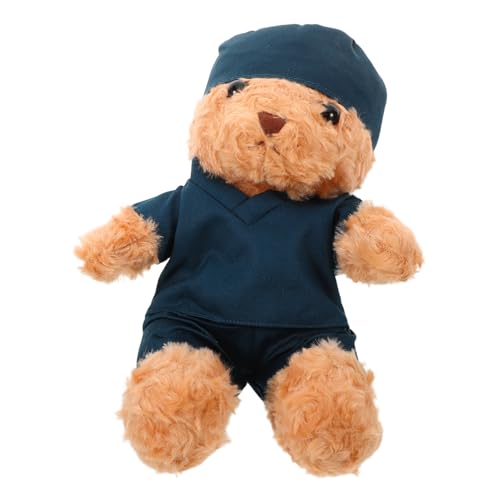 WEKAMOS Plüsch in Krankenschwester Uniform Detailreiches Kuscheltier mit Flexiblen Kleines Leichtes Stofftier als für Pflege Studierende Abschlussfeier von WEKAMOS