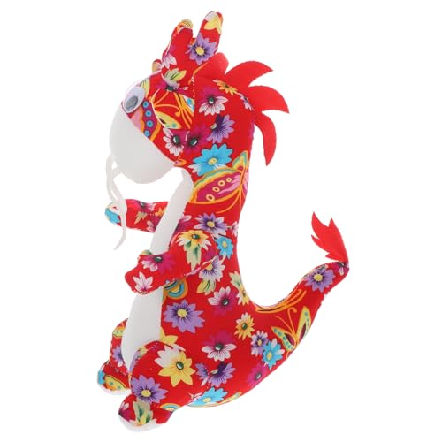 WEKAMOS Plüschdrache Kuscheltier Chinesisches Jahr Dekoration Rotes Stofftier Maskottchen Neujahrsfest Geschenk für Familie und Zuhause WEKAMOS Plüschdrache Kuscheltier Chinesisches Jahr Dekoration Rotes Stofftier Maskottchen Neujahrsfest Geschenk für Familie und Zuhause von WEKAMOS