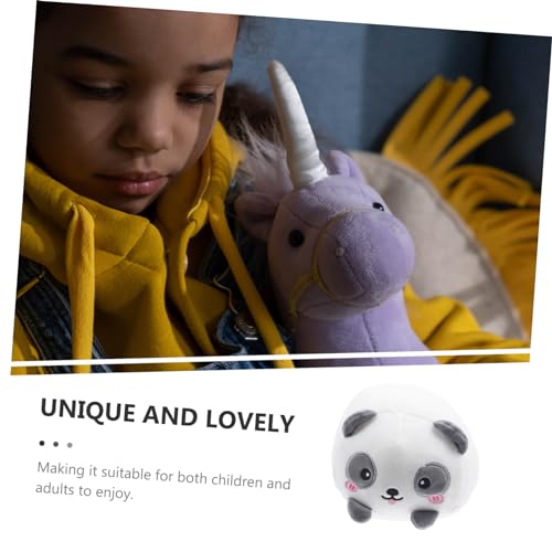 WEKAMOS Plüschkissen Panda Design Weiches Baumwoll Stofftier Kuscheltier Schmusetier für Erwachsene Dekoratives Kissen mit Langlebiger Füllung und Detailgetreuem Cartoon von WEKAMOS