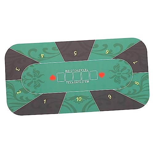 WEKAMOS Pokermatte aus für Gesellschaftsspiele Faltbare Tischunterlage für Poker und Brettspiele Wetterfest Vielseitig Einsetzbar für Zuhause und Unterwegs Personen Schützt Ihren Tisch WEKAMOS Pokermatte aus für Gesellschaftsspiele Faltbare Tischunterlage für Poker und Brettspiele Wetterfest Vielseitig Einsetzbar für Zuhause und Unterwegs Personen Schützt Ihren Tisch von WEKAMOS