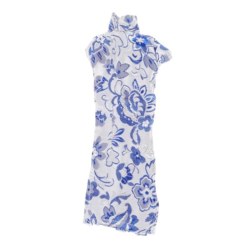 WEKAMOS Puppe Cheongsam Puppen-Outfit Kleid Für Puppen Puppenkostümzubehör Puppenkleidung Dekoratives Puppenkostüm Puppen -Outfits Süßes Puppenzubehör Stoff Blue WEKAMOS Puppe Cheongsam Puppen-Outfit Kleid Für Puppen Puppenkostümzubehör Puppenkleidung Dekoratives Puppenkostüm Puppen -Outfits Süßes Puppenzubehör Stoff Blue von WEKAMOS