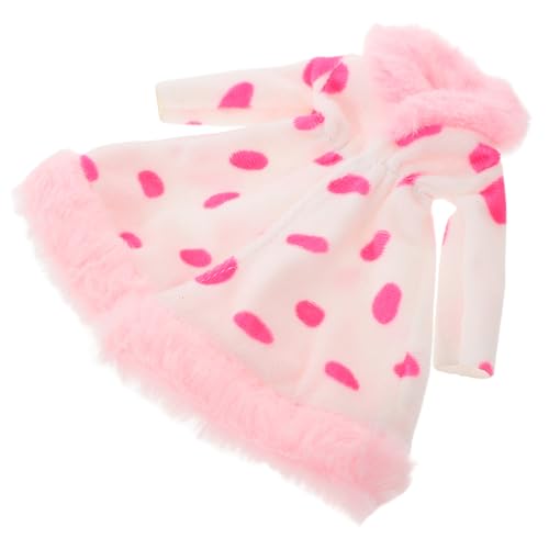 WEKAMOS Puppen Outfit Plüsch Mantel Süße Kleidung für Puppen Bequem und Langlebig Zubehör für Rollenspiele und Kreative Ankleide WEKAMOS Puppen Outfit Plüsch Mantel Süße Kleidung für Puppen Bequem und Langlebig Zubehör für Rollenspiele und Kreative Ankleide von WEKAMOS