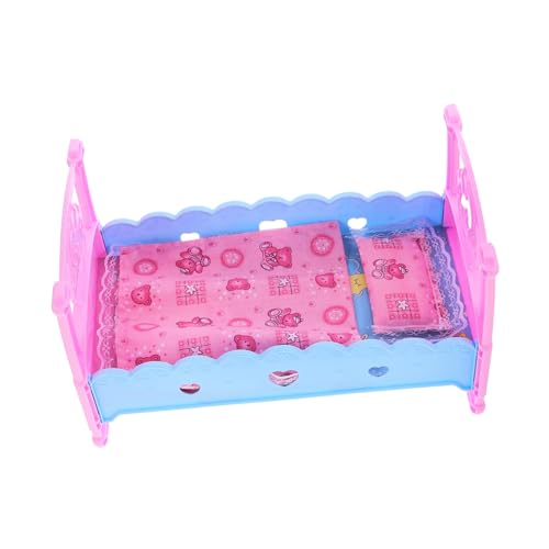 WEKAMOS Puppenbett Babypuppen Mädchen Modell Einer Puppenkrippe Kinderbett Für Puppe Minibett Für Puppe Plastik von WEKAMOS