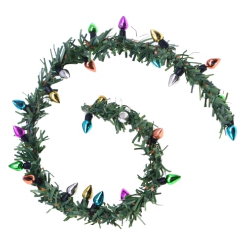 WEKAMOS Puppenhauszubehör Dekorationen Puppenhauslichter für Puppenhausbeleuchtung Kranz LED künstliche Blumen Party Dekoration Minikränze zum Basteln Miniatur -Szenenspielzeug Plastik WEKAMOS Puppenhauszubehör Dekorationen Puppenhauslichter für Puppenhausbeleuchtung Kranz LED künstliche Blumen Party Dekoration Minikränze zum Basteln Miniatur -Szenenspielzeug Plastik von WEKAMOS
