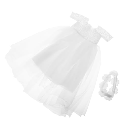 WEKAMOS Puppenhochzeitskleid, Elegantes Brautkleid Für 18-Zoll-Puppen, Puppenkleidung, Zubehör, Prinzessinnen-puppenkostüm, Spielzeug, Anziehpuppenkleidung WEKAMOS Puppenhochzeitskleid, Elegantes Brautkleid Für 18-Zoll-Puppen, Puppenkleidung, Zubehör, Prinzessinnen-puppenkostüm, Spielzeug, Anziehpuppenkleidung von WEKAMOS