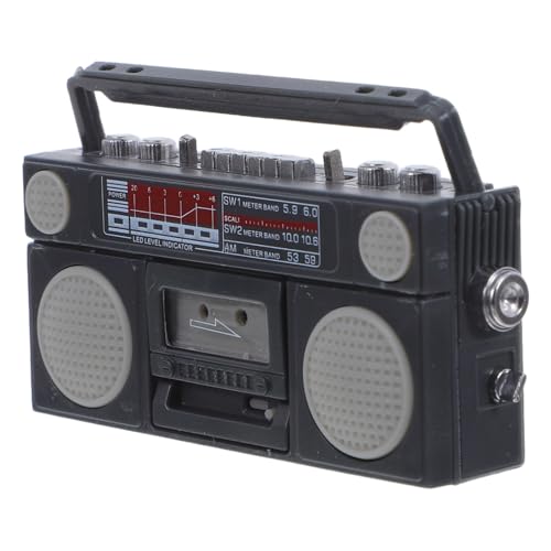 WEKAMOS Radio Modell für Puppenhaus Retro Deko Accessoire für Miniaturspielhäuser für Kreative Wohnräume und Sammlungen WEKAMOS Radio Modell für Puppenhaus Retro Deko Accessoire für Miniaturspielhäuser für Kreative Wohnräume und Sammlungen von WEKAMOS