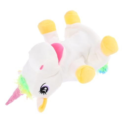 WEKAMOS Realistische Einhorn Handpuppe aus Weichem Material Interaktive Tier Handpuppe zum Geschichtenerzählen Fördert Kreativität und Sprachentwicklung bei Kindern Langlebig und Bequem WEKAMOS Realistische Einhorn Handpuppe aus Weichem Material Interaktive Tier Handpuppe zum Geschichtenerzählen Fördert Kreativität und Sprachentwicklung bei Kindern Langlebig und Bequem von WEKAMOS