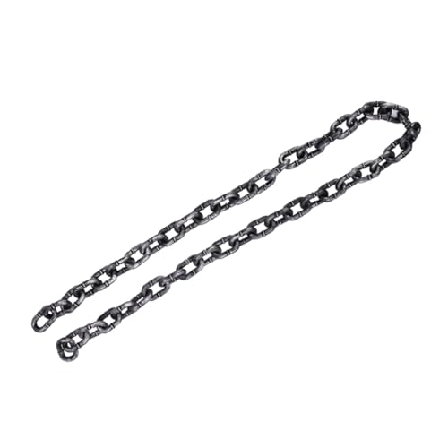 WEKAMOS Realistische Kunststoffkette Halloween Deko Requisite für Cosplay Party Halloween Party Deko Kunststoffkettenglieder Prop für Kostüme und Bühnenauftritte von WEKAMOS