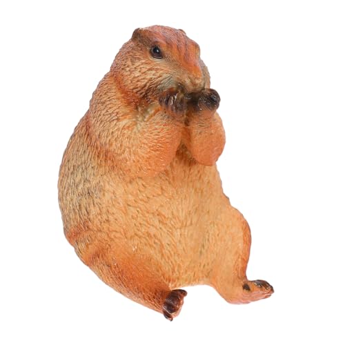 WEKAMOS Realistische Murmeltier-modellierfigur, Simuliertes Kognitives Wildtierspielzeug Für Garten- Und Rasendekoration, Kinderzimmer-murmeltier-Statue WEKAMOS Realistische Murmeltier-modellierfigur, Simuliertes Kognitives Wildtierspielzeug Für Garten- Und Rasendekoration, Kinderzimmer-murmeltier-Statue von WEKAMOS