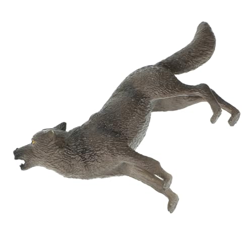 WEKAMOS Realistische Wolf Figur Wildtier Modell aus Kunststoff Detailgetreue Tierfigur für Kinderkognition Wohnraumdekoration Geschenkidee Naturgetreues Design WEKAMOS Realistische Wolf Figur Wildtier Modell aus Kunststoff Detailgetreue Tierfigur für Kinderkognition Wohnraumdekoration Geschenkidee Naturgetreues Design von WEKAMOS