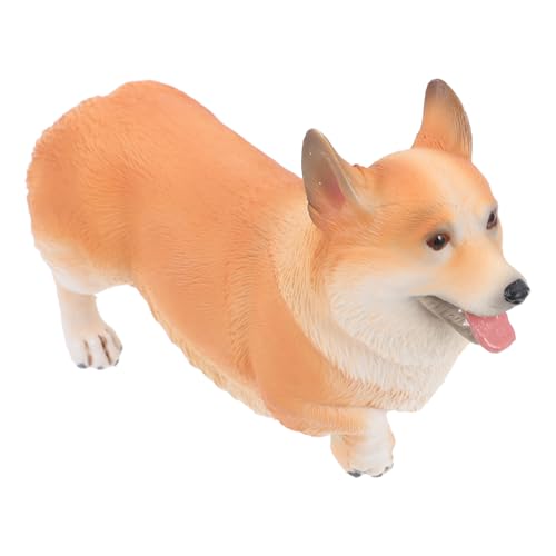 WEKAMOS Realistisches Corgi Hundespielzeug Dekofigur aus Kunststoff Detailgetreues Großes Puppenmodell für Kinderzimmer für Hundeliebhaber für Haustierfreunde WEKAMOS Realistisches Corgi Hundespielzeug Dekofigur aus Kunststoff Detailgetreues Großes Puppenmodell für Kinderzimmer für Hundeliebhaber für Haustierfreunde von WEKAMOS