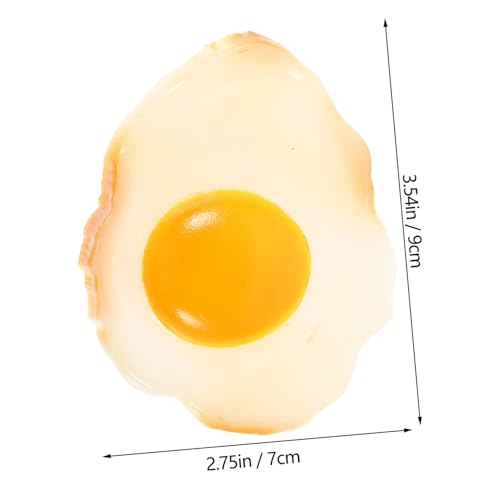WEKAMOS Realistisches Fake Fried Egg Modell aus Langlebigem PVC Täuschend Echte Spiegelei Deko für Restaurant Hotel und Party Requisiten Langlebig Farbbeständig als Küchen und WEKAMOS Realistisches Fake Fried Egg Modell aus Langlebigem PVC Täuschend Echte Spiegelei Deko für Restaurant Hotel und Party Requisiten Langlebig Farbbeständig als Küchen und von WEKAMOS