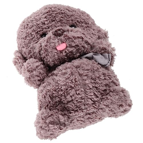 WEKAMOS Realistisches Graues Plüschhund Stehender Bichon Frisé Welpen Dekoration Weiches Baumwoll Kuscheltier Niedlicher Hundepuppe für Dekorativ und Anschmiegsam WEKAMOS Realistisches Graues Plüschhund Stehender Bichon Frisé Welpen Dekoration Weiches Baumwoll Kuscheltier Niedlicher Hundepuppe für Dekorativ und Anschmiegsam von WEKAMOS
