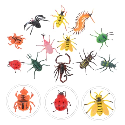 WEKAMOS Realistisches Insektenmodell PVC Miniaturen Lernspielzeug Dekoration für Halloween Party Büro Schlafzimmer WEKAMOS Realistisches Insektenmodell PVC Miniaturen Lernspielzeug Dekoration für Halloween Party Büro Schlafzimmer von WEKAMOS