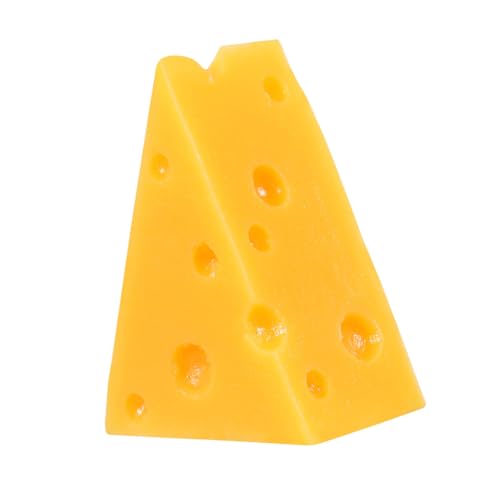 WEKAMOS Realistisches Künstliches Käsemodell Dreieckige Attrappe als Dekoration für Heim Fotografie Bäckerei und DIY Projekte Großes Leichtes Käse Dekoobjekt aus Harz WEKAMOS Realistisches Künstliches Käsemodell Dreieckige Attrappe als Dekoration für Heim Fotografie Bäckerei und DIY Projekte Großes Leichtes Käse Dekoobjekt aus Harz von WEKAMOS