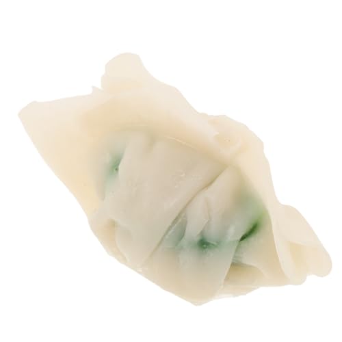 WEKAMOS Realistisches PVC Fake Dumpling Modell Langlebige Künstliche Teigtaschen Deko Vielseitige Küchen und Fotorequisiten Detailgetreue Simulation Langlebig und Farbbeständig von WEKAMOS