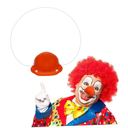 WEKAMOS Rote Clown Nase Masquerade Party Zubehör Lustiger Honking Clown Nose Prop für Karneval Halloween Kostüm Accessoires von WEKAMOS