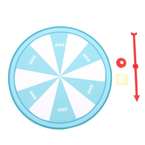 WEKAMOS Rotierendes Prize Wheel aus DIY zum Aufhängen Leeres Dekoratives Wheel of Fortune für Party und Spiele Leicht Kompakt Selbstbeschreibbar Langlebig Vielseitig Verwendbar von WEKAMOS
