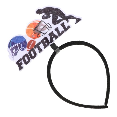 WEKAMOS Rugby-Stirnband Stirnband für den Spieltag Accessoires für den Spieltag Fußball Kopfbedeckung Spieltag Accessoire Fan Zubehör Fußball-Kopfbedeckung Fußball-Party-Haarschmuck Filz von WEKAMOS