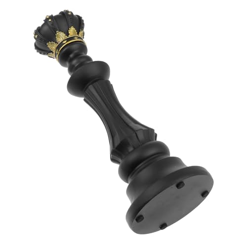 WEKAMOS Schachfigur Resin König Dekoration Mittelgroß Schwarz Kreatives Kunstharz Schachspiel Deko für Wohnraum Büro und Party Geschenk Internationales Schach Desktop Accessoire WEKAMOS Schachfigur Resin König Dekoration Mittelgroß Schwarz Kreatives Kunstharz Schachspiel Deko für Wohnraum Büro und Party Geschenk Internationales Schach Desktop Accessoire von WEKAMOS