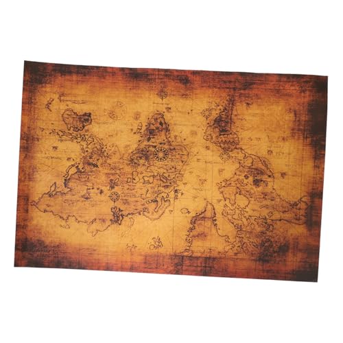 WEKAMOS Schatzkarten -Requisiten Pirate Treasure Party Game Piraten-schatzkarte Unterwasser -schatzsuche Partei Kindergartenspiele Brettspiele Piratenbrettspiel Piratenpartyspiel Papier von WEKAMOS