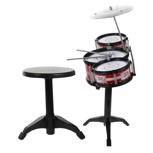 WEKAMOS Schlagzeug Set Teilige Trommeln Musikinstrument Lernspielzeug für Vorschule zur Musikalisches Talent und Intellektuelle Entwicklung Einfach Montierbar Robust für Kinderparty WEKAMOS Schlagzeug Set Teilige Trommeln Musikinstrument Lernspielzeug für Vorschule zur Musikalisches Talent und Intellektuelle Entwicklung Einfach Montierbar Robust für Kinderparty von WEKAMOS