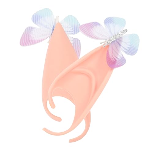 WEKAMOS Schmetterling Elfenohren Cosplay Ohrenschmuck Bunte Feenohren für Mädchen Party Halloween Karneval Bühnenauftritt WEKAMOS Schmetterling Elfenohren Cosplay Ohrenschmuck Bunte Feenohren für Mädchen Party Halloween Karneval Bühnenauftritt von WEKAMOS