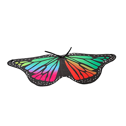 WEKAMOS Schmetterlings Cape für Bunte Flügel Verkleidung für Halloween Cosplay Geburtstagsfeiern aus Hochwertigem Polyester für Rollenspiele und Bühnenaufführungen WEKAMOS Schmetterlings Cape für Bunte Flügel Verkleidung für Halloween Cosplay Geburtstagsfeiern aus Hochwertigem Polyester für Rollenspiele und Bühnenaufführungen von WEKAMOS