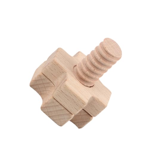 WEKAMOS Schraubspielzeug aus Holz Pädagogisches DIY Steckspiel mit Schrauben Fördert Feinmotorik und Hand Auge koordination Sicher und Glatt Geeignet für Kleinkinder Frühe von WEKAMOS