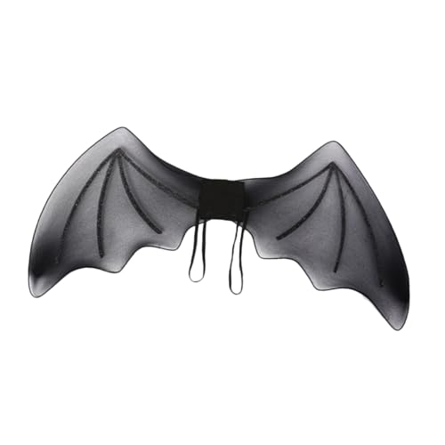 WEKAMOS Schwarze Fledermausflügel Halloween Cosplay Flügel für Party Erwachsene Unisex Realistisch und Auffällig für Kostüm Zubehör WEKAMOS Schwarze Fledermausflügel Halloween Cosplay Flügel für Party Erwachsene Unisex Realistisch und Auffällig für Kostüm Zubehör von WEKAMOS
