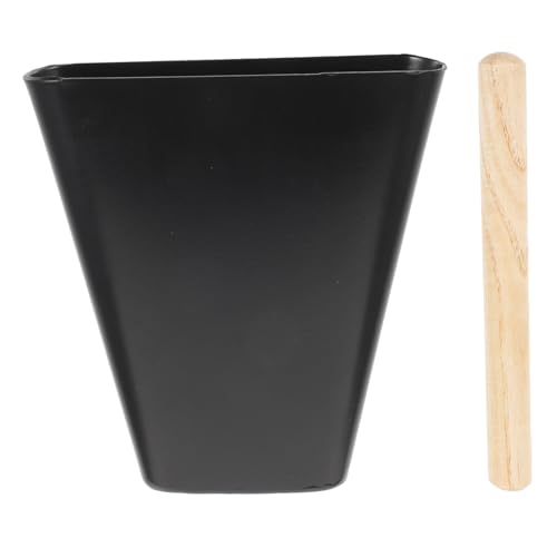 WEKAMOS Schwarze Metall Cowbell Laute Percussion Kuhglocke Robustes Schlagzeug Zubehör für Erwachsene Langlebiges Musikzubehör für Drumsets WEKAMOS Schwarze Metall Cowbell Laute Percussion Kuhglocke Robustes Schlagzeug Zubehör für Erwachsene Langlebiges Musikzubehör für Drumsets von WEKAMOS