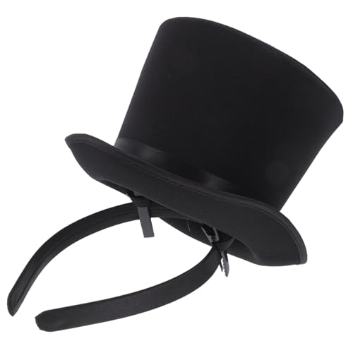 WEKAMOS Schwarzer Banquet Hut Kreative Party Dekoration für Cosplay Leichte und Bequeme Kopfbedeckung für Festlichkeiten und Bühnenauftritte WEKAMOS Schwarzer Banquet Hut Kreative Party Dekoration für Cosplay Leichte und Bequeme Kopfbedeckung für Festlichkeiten und Bühnenauftritte von WEKAMOS