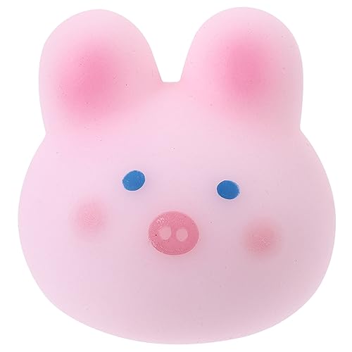 WEKAMOS Schwein aus TPR Leichtes Langlebiges Quetschspielzeug zur Angstlinderung Tragbares Zappelspielzeug für Büro Zuhause und Schule Niedliches Geschenk für Erwachsene von WEKAMOS