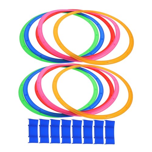 WEKAMOS Sensorisches Trainingsgerät Hopscotch Ringspiel Teiliges Set Kunststoffringe mit Verbindern für Agility Training Indoor Outdoor von Koordination und Gleichgewicht WEKAMOS Sensorisches Trainingsgerät Hopscotch Ringspiel Teiliges Set Kunststoffringe mit Verbindern für Agility Training Indoor Outdoor von Koordination und Gleichgewicht von WEKAMOS