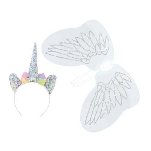 WEKAMOS Kostüm-Set Für Kinder Mit Stirnband Und Flügeln Prinzessinnen-Accessoires Für Mädchen Feenflügel Für Kinderpartys WEKAMOS Kostüm-Set Für Kinder Mit Stirnband Und Flügeln Prinzessinnen-Accessoires Für Mädchen Feenflügel Für Kinderpartys von WEKAMOS