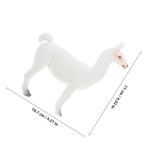 WEKAMOS Simulation Lama Figur aus Robustem Kunststoff Detailgetreues Wildtier Modellspielzeug für Kinderzimmer Dekoration und Pädagogisches Tierlernspielzeug Weiß WEKAMOS Simulation Lama Figur aus Robustem Kunststoff Detailgetreues Wildtier Modellspielzeug für Kinderzimmer Dekoration und Pädagogisches Tierlernspielzeug Weiß von WEKAMOS